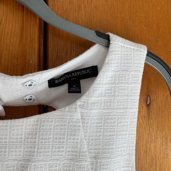 Banana Republic White Sheath Mini Dress - Picture 2 of 3